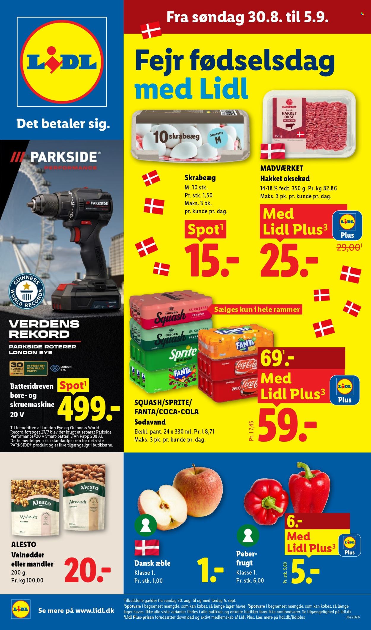 Lidl tilbudsavis  - 30.08.2026 - 05.09.2026. Side 1. Side 1
