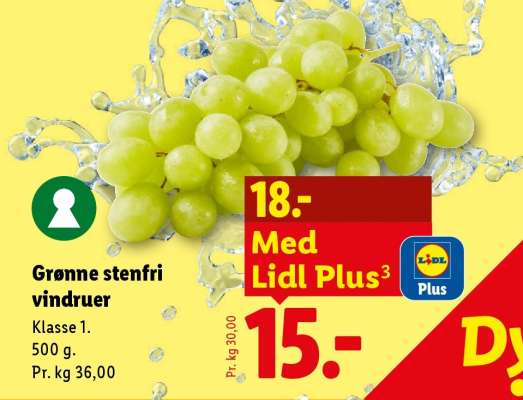 Grønne stenfri vindruer