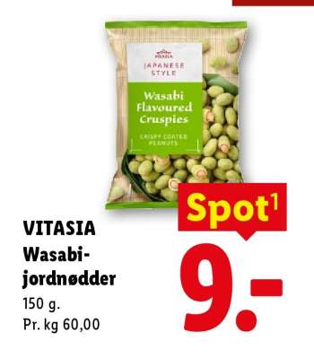 VITASIA Wasabi-jordnødder