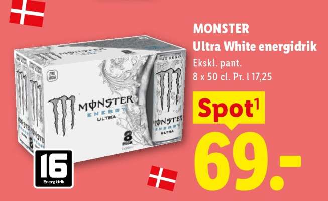MONSTER Ultra White energidrik