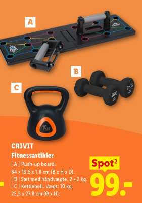 CRIVIT Fitnessartikler