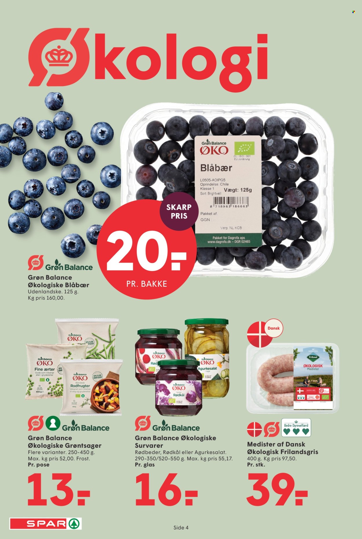 SPAR tilbudsavis  - 28.08.2026 - 03.09.2026. Side 4. Side 4