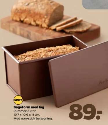 Bageform med låg