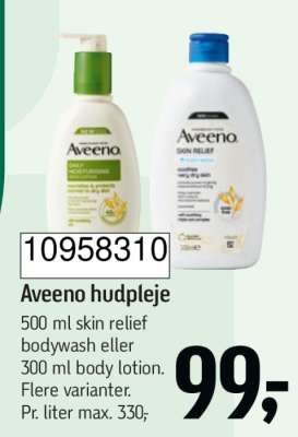 Aveeno hudpleje