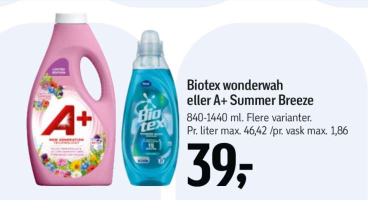 Biotex wonderwah eller A+ Summer Breeze