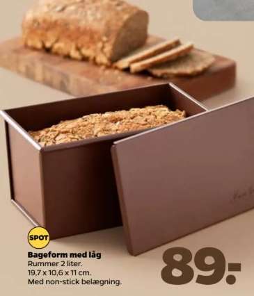 Bageform med låg
