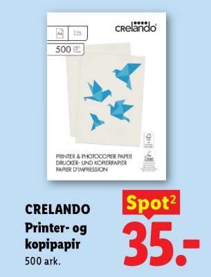 CRELANDO Printer- og kopipapir