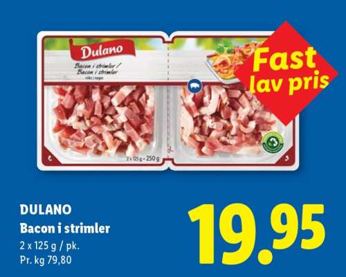 DULANO Bacon i strimler