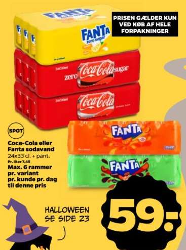 Coca-Cola eller Fanta sodavand