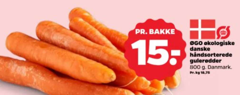 ØGO økologiske danske håndsorterede gulerødder