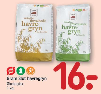 Gram Slot Havregryn