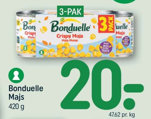Bonduelle majs