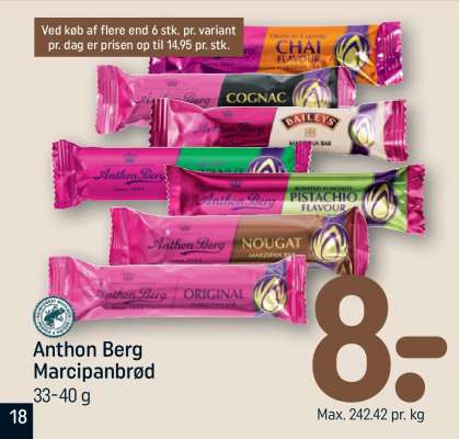 Anthon Berg marcipanbrød