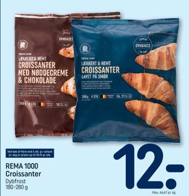 REMA 1000 croissanter