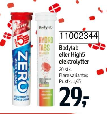 Bodylab eller High5 elektrolytter