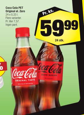 Coca Cola PET Original el. Zero