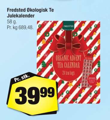 Fredsted Økologisk Te Julekalender