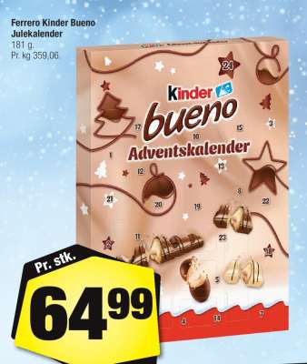 Ferrero Kinder Bueno Julekalender