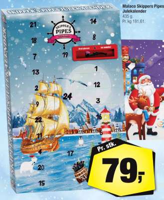 Malaco Skippers Pipes Julekalender