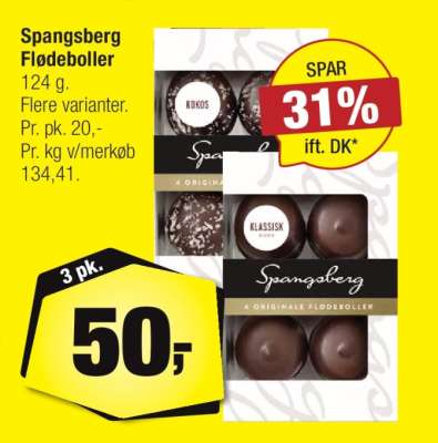 SPANGSBERG Flødeboller