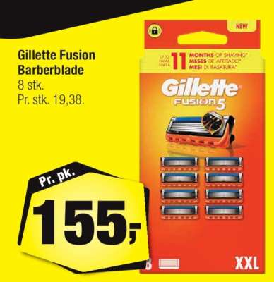 Gillette Fusion Barberblade