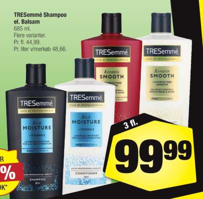 TRESemmé Shampoo el. Balsam