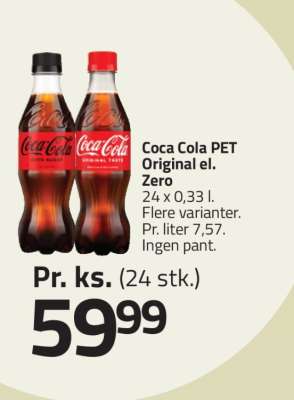 Coca Cola PET Original el. Zero