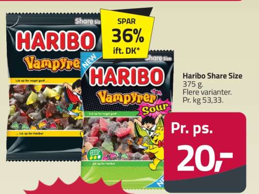 Haribo Share Size