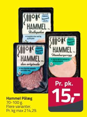 HAMMEL Pålæg