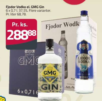 Fjodor Vodka el. GMG Gin