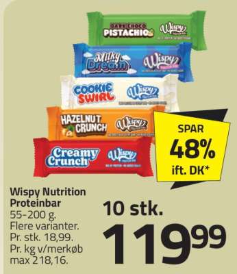 Wispy Nutrition Proteinbar