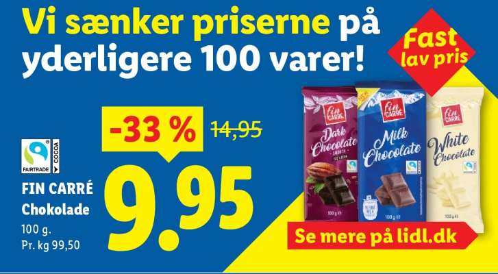 FIN CARRÉ Chokolade