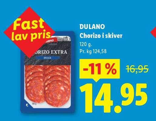 DULANO Chorizo i skiver