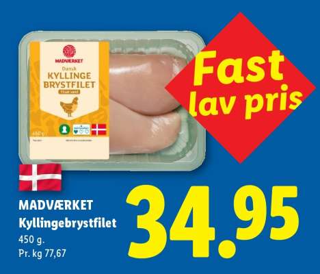 MADVÆRKET Kyllingebrystfilet