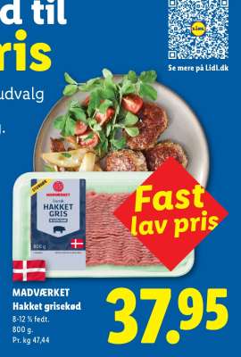 MADVÆRKET Hakket grisekød