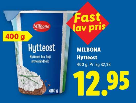 MILBONA Hytteost