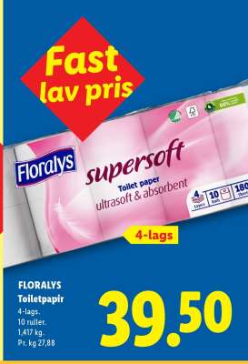 FLORALYS Toiletpapir