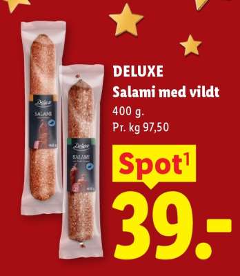 DELUXE Salami med vildt
