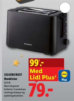 SILVERCREST Brødrister