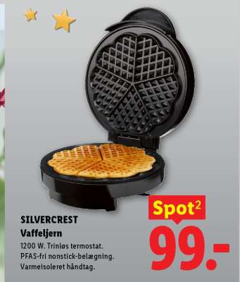 SILVERCREST Vaffeljern