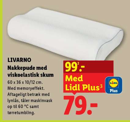 LIVARNO Nakkepude med viskoelastisk skum