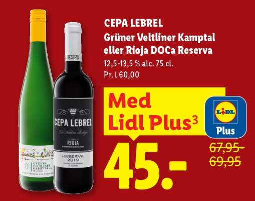 CEPA LEBREL Grüner Veltliner Kamptal eller Rioja DOCa Reserva