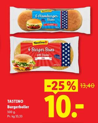 Tastino Burgerboller