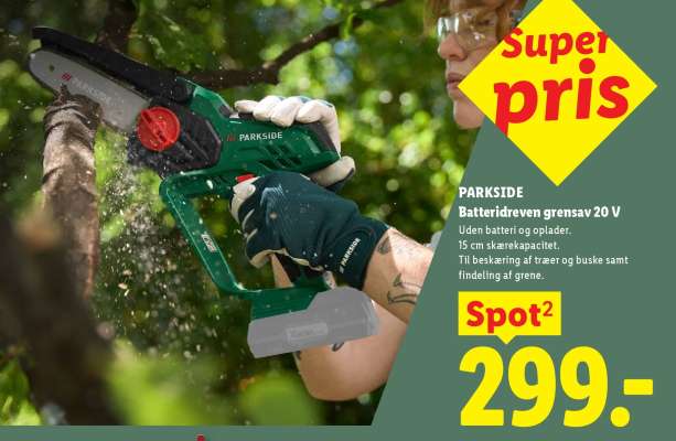 PARKSIDE Batteridreven grensav 20 V