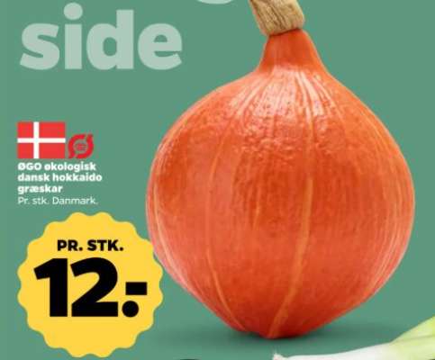 ØGO økologisk dansk hokkaido græskar