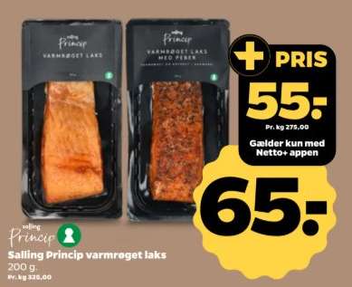 Salling Princip varmrøget laks