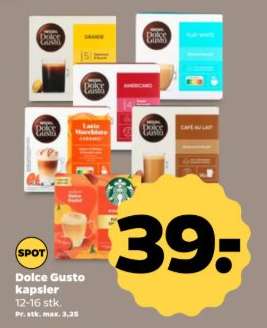 Dolce Gusto Kapsler