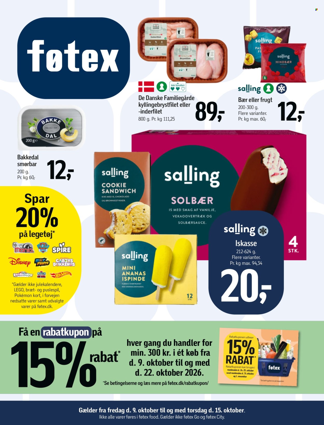 føtex tilbudsavis  - 09.10.2026 - 15.10.2026. Side 1. Side 1