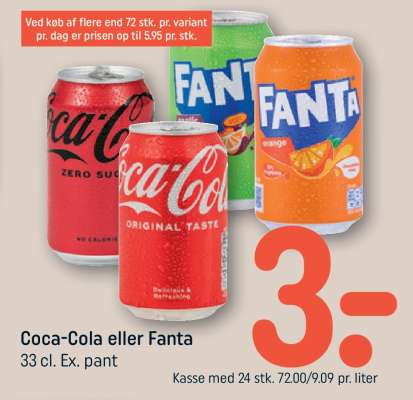 Coca Cola eller Fanta