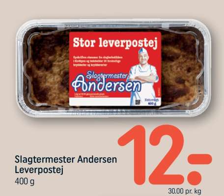 Slagtermester Andersen Leverpostej